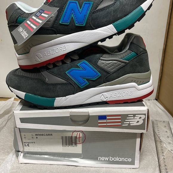 New Balance Shoes - BNIB New Balance 998 Woman's Gray/Blue size 5.5 (4)